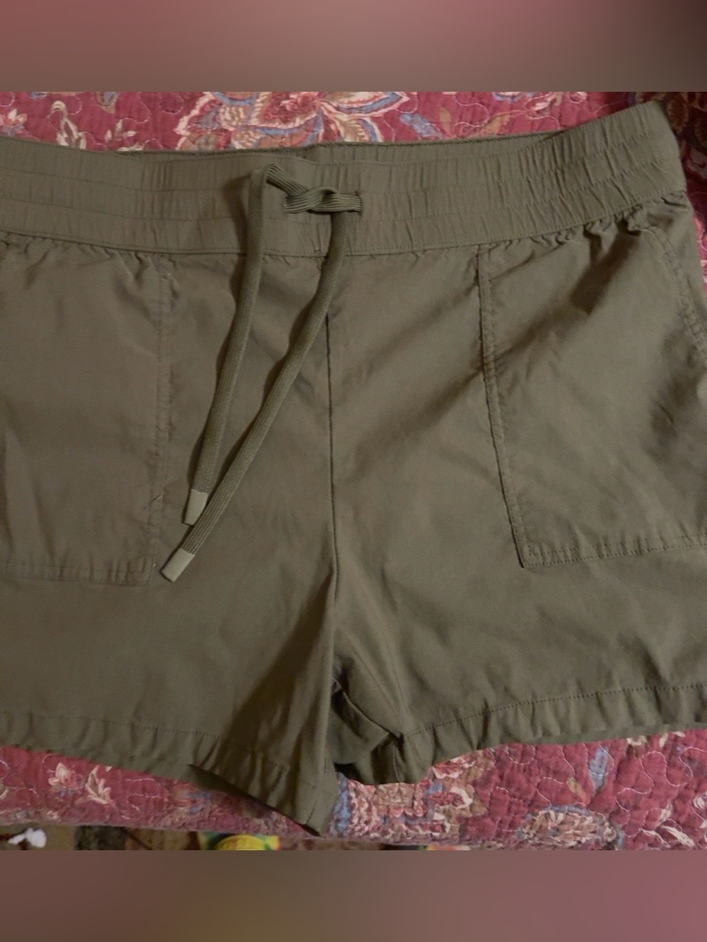 Land’s End Everyday Olive Drawstring Women’s Shorts